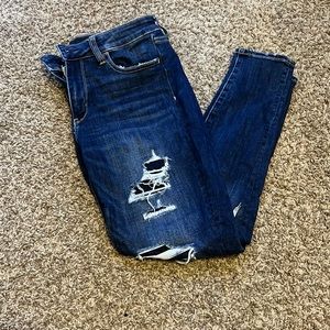 dark washed american eagle jeans